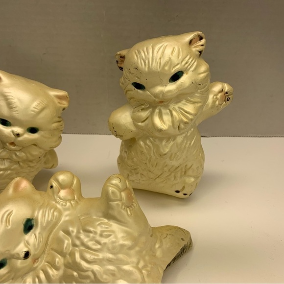 Vintage Mid-Century - Trio of Chalkware | Mercari Vintage Mid-Century - Trio of Chalkware Playful Kittens - Unmarked